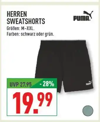 Marktkauf Puma herren sweatshorts Angebot