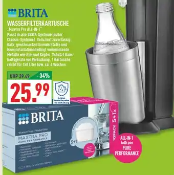 Marktkauf Brita wasserfilterkartusche maxtra pro all-in-1 Angebot