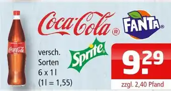 Getränke Oase Coca-cola coca-cola Angebot