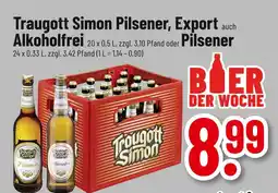 trinkgut Traugott simon pilsener, export, auch alkoholfrei Angebot