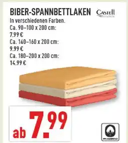 Marktkauf Castell biber-spannbettlaken Angebot