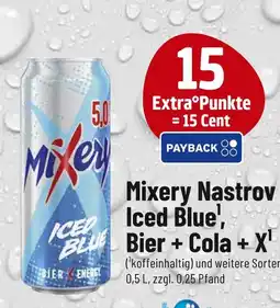 trinkgut Mixery nastrov iced blue, bier + cola + x Angebot