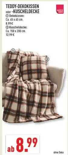 Marktkauf Mistral home teddy-dekokissen Angebot