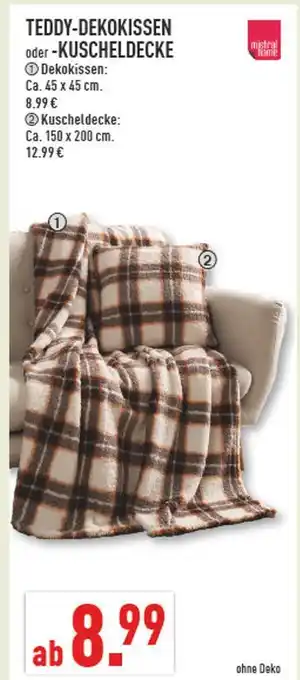 Marktkauf Mistral home teddy-dekokissen Angebot