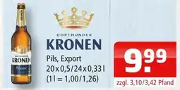 Getränke Oase Dortmunder kronen pils, export Angebot