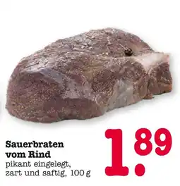 E-Center Sauerbraten vom rind Angebot