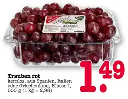 E-Center Trauben rot Angebot