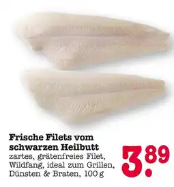 E-Center Frische filets vom schwarzen heilbutt Angebot