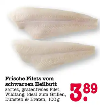 E-Center Frische filets vom schwarzen heilbutt Angebot