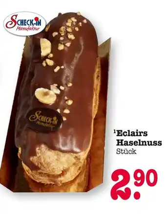 E-Center Scheck-in manufaktur eclairs haselnuss Angebot