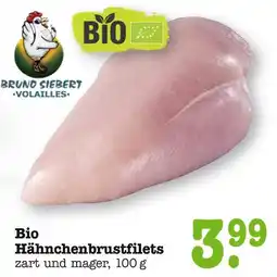 E-Center Bruno siebert volaille bio hähnchenbrustfilets Angebot