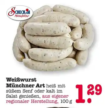 E-Center Scheck-in manufaktur weißwurst münchner art Angebot
