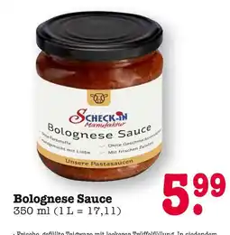 E-Center Scheck-in manufaktur bolognese sauce Angebot