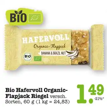 E-Center Hafervoll organic-flapjack riegel Angebot