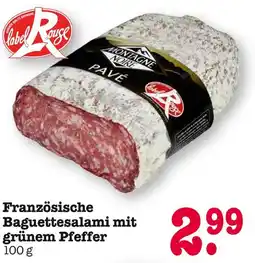 E-Center Montagne noire französische baguettesalami mit grünem pfeffer Angebot