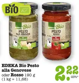 E-Center Edeka bio pesto alla genovese Angebot