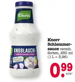 E-Center Knorr schlemmersauce knoblauch Angebot