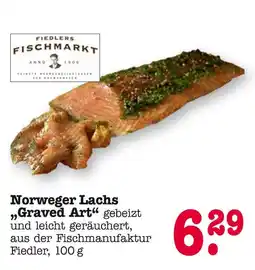 E-Center Fiedlers fischmarkt norweger lachs graved art Angebot