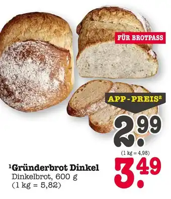 E-Center Gründerbrot dinkel Angebot
