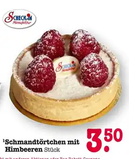 E-Center Scheck-in manufaktur schmandtörtchen mit himbeeren Angebot