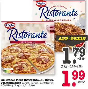 E-Center Dr. oetker pizza ristorante Angebot