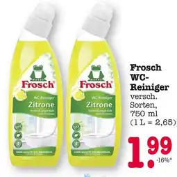 E-Center Frosch wc-reiniger zitrone Angebot