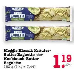 E-Center Meggle klassik kräuter-butter baguette Angebot
