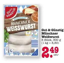 E-Center Gut & günstig münchner weißwurst Angebot