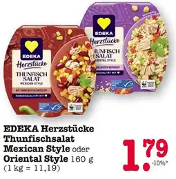 E-Center Edeka herzstücke thunfischsalat mexican style Angebot