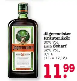E-Center Jägermeister kräuterlikör 35% vol Angebot