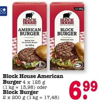 E-Center Block house american burger Angebot
