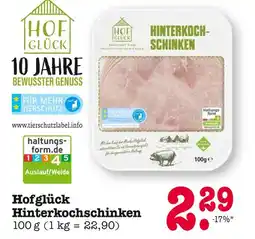 E-Center Hofglück hinterkochschinken Angebot