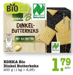 E-Center Edeka bio dinkel butterkeks Angebot