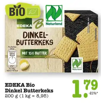 E-Center Edeka bio dinkel butterkeks Angebot