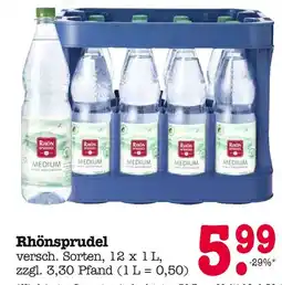 E-Center Rhönsprudel medium Angebot