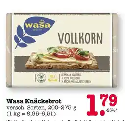 E-Center Wasa knäckebrot vollkorn Angebot