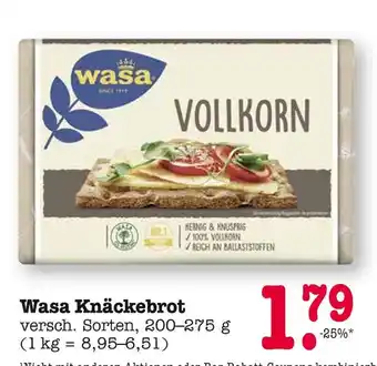 E-Center Wasa knäckebrot vollkorn Angebot