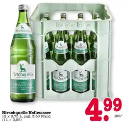 E-Center Hirschquelle heilwasser Angebot