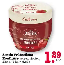 E-Center Zentis frühstücks-konfitüre erdbeere Angebot