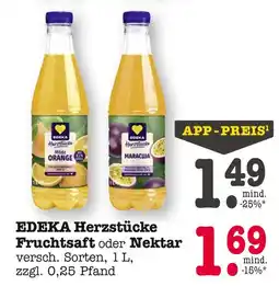 E-Center Edeka herzstücke milde orange fruchtsaft Angebot