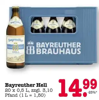 E-Center Bayreuther brauhaus bayreuther hell Angebot