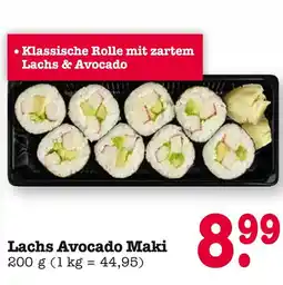 E-Center Lachs avocado maki Angebot
