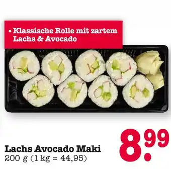 E-Center Lachs avocado maki Angebot
