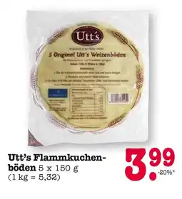 E-Center Utt's flammkuchenböden Angebot
