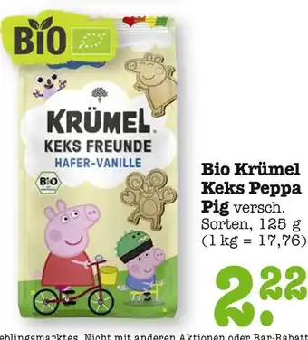 E-Center Bio krümel keks peppa pig Angebot