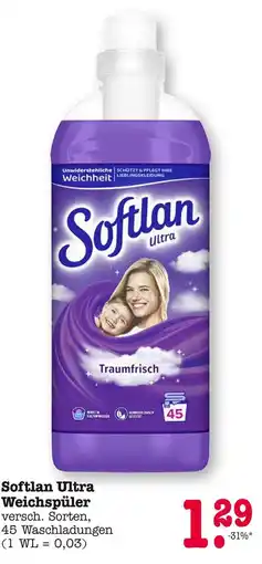 E-Center Softlan ultra weichspüler Angebot