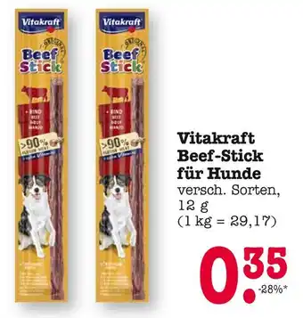 E-Center Vitakraft beef-stick für hunde Angebot