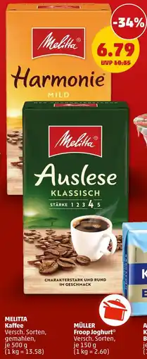 PENNY Melitta kaffee harmonie mild oder auslese klassisch Angebot