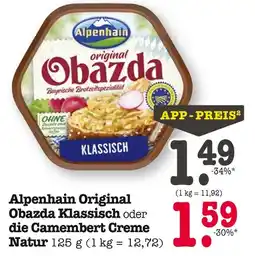 E-Center Alpenhain original obazda klassisch Angebot