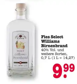 E-Center Fies select williams birnenbrand Angebot